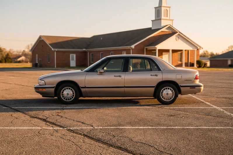 Grandma's Buick in the church parking lot