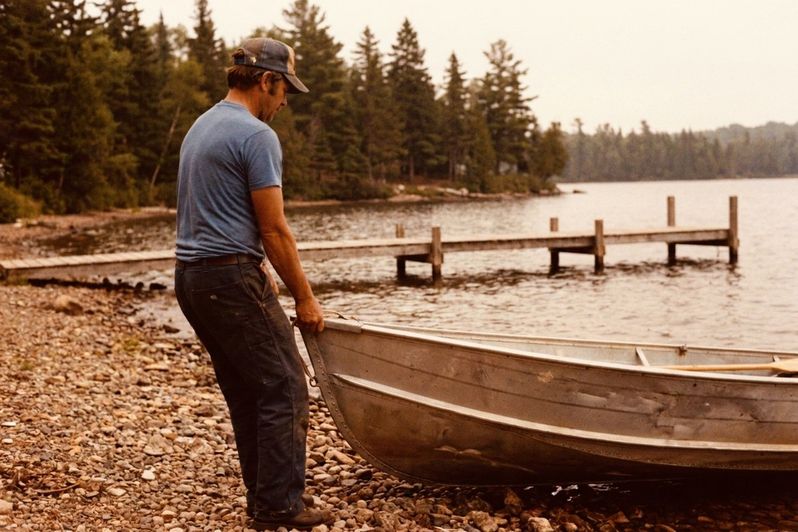 Dad and the boat