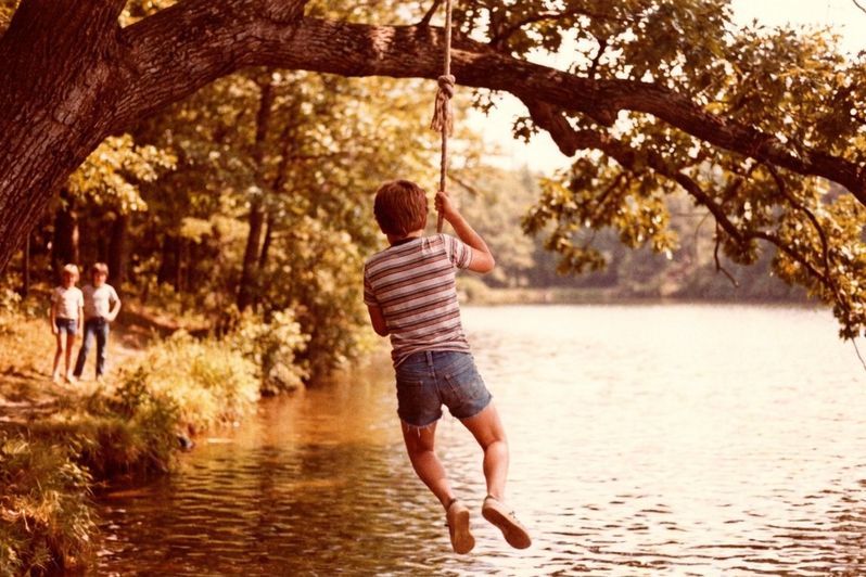 The rope swing